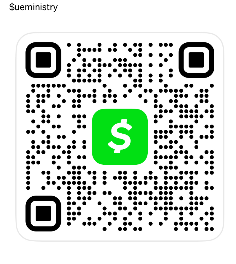 Cash App QR code for $ueministry